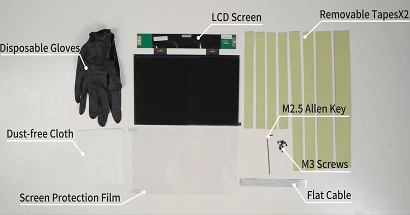 Làm thế nào để thay thế màn hình LCD của máy in 3D Edge E2 sau một thời gian sử dụng?