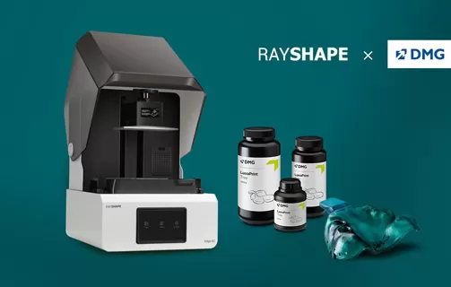 Rayshape và dmg validate resin Tương thích cho in 3D nha khoa tiên tiến
